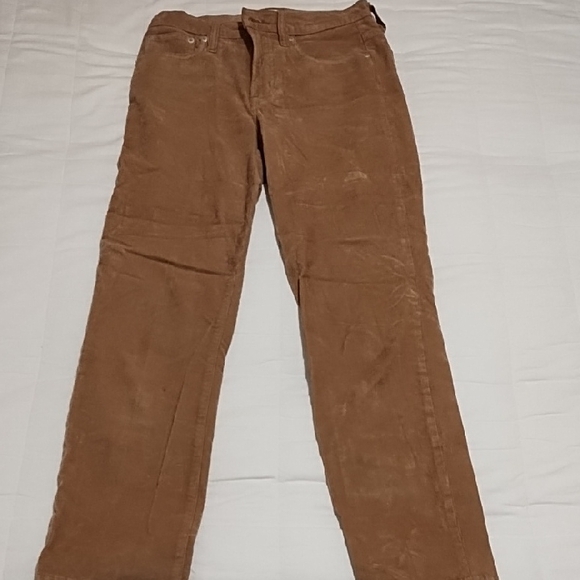 J. Crew Pants - J. Crew Women's Tan Corduroy Straight Leg Pants